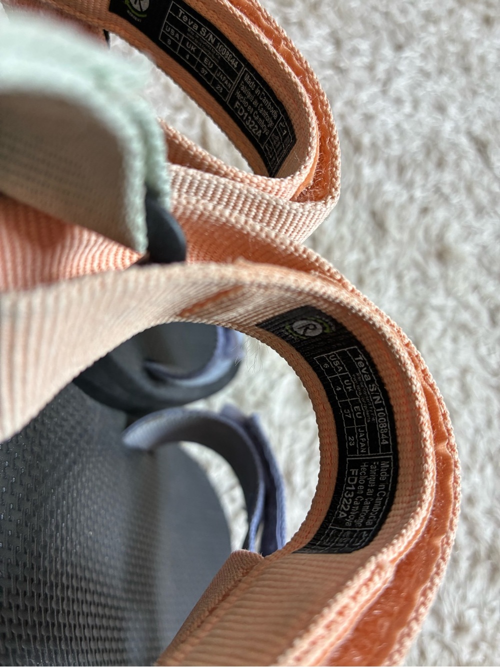 Teva Flatform Universal Sandals Sherbet Multi - Picture 12 of 15
